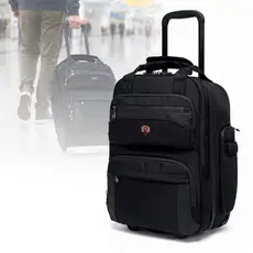 Mochila Rodinhas Reforçada Notebook Faculdade Swissport
