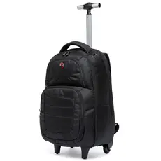 Mochila Swissport Rodinhas Reforçada Executiva Notebook