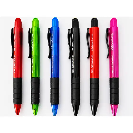 Lapiseira Faber Castell 0.7 Poly Super Grip Original - Antiga Vintage ( Colecionador )