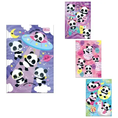 Caderno capa dura brochurão 80 folhas Lovely Friend Tilibra