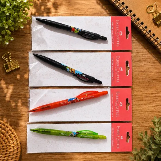 Lapiseira Faber-Castell Poly 0.7 Original Antiga Vintage Temática– Item de Colecionador