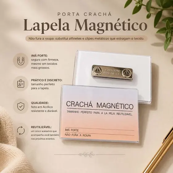 Porta Crachá La pela Magnético
