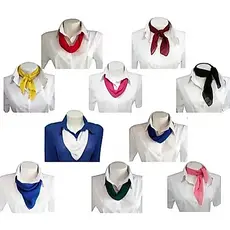 Lenço de Pescoço Feminino, Uniforme, Evento, Empresa, Congresso, Apresentação - 60cm x 60cm