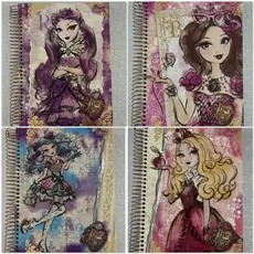 Caderno universitário 10 matérias Ever After High