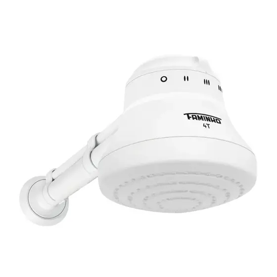Ducha Chuveiro Faminho C/cano 30cm 4t 5.400w 3860 127v Br Fame