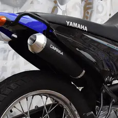 Escapamento XTZ 125cc Com Db Killer Silencioso Capsula 2009 a 2016 Cano De Descarga