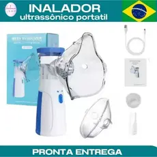 Inalador Portátil  Nebulizador Adulto e Infantil Silencioso Saúde Respiração--Envio imediato