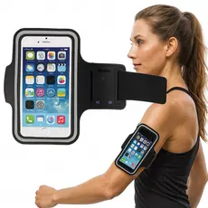 Braçadeira de Celular - Kit 2 Unidades - Corrida Academia Preto KinGo