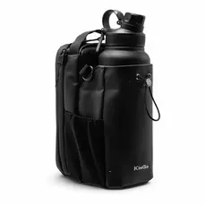 Bolsa de Academia Magnética com Suporte para Garrafas Grandes Bolso com Ziper para Celular Carteira Chaves KinGo