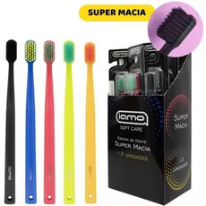 Escova Dental Extra Macias Kit's 12UN Soft Care Gengivas Sensíveis Testada e Aprovada por Dentistas