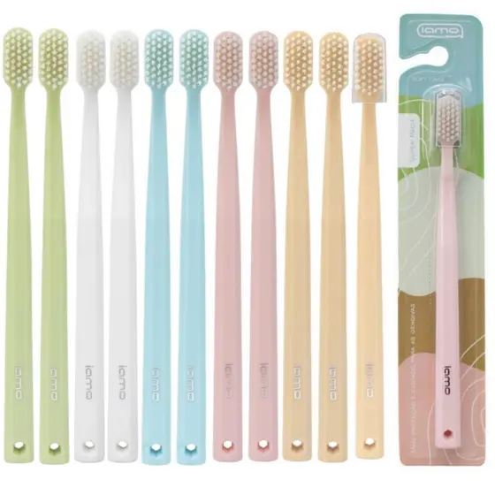 Escova Dental Super Macia Kit's 12UN Ideal para Gengivas Sensíveis Testada e Aprovada por Dentistas