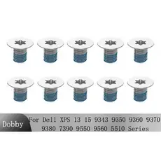 25 parafusos para capa inferior de laptop, para dell xps 13 15 9343 9350 9360 9370 9380 7390 9550 9560 5510