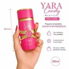Yara Candy Mystical 30ml – Perfume Feminino Doce, Marcante e Irresistível | Longa Duração