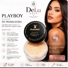Pó Translúcido Finalizador Playboy com Fórmula Ultrafina para Acabamento Perfeito
