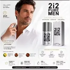Perfume Masculino 212 Pure Men 30ml Eau de Parfum Longa Duração Alta Fixação Fragrância Importada
