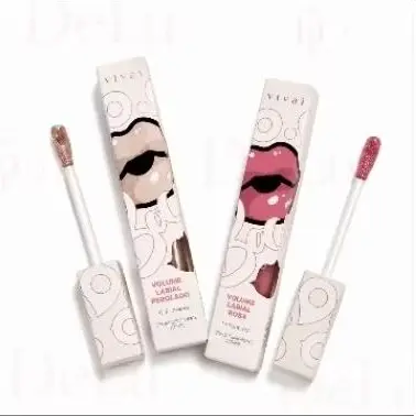 Volume Labial Vivai Rosa & Perolado – Hidratante com D-Pantenol | Efeito Volumoso e Brilho Intenso