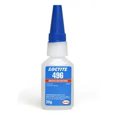 Cola Instantânea 496 Loctite 20g Adesivo para Metais e Plásticos 30 Segundos