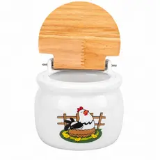 SALEIRO PORCELANA 1 KG PAREDE DEC.GALINHA