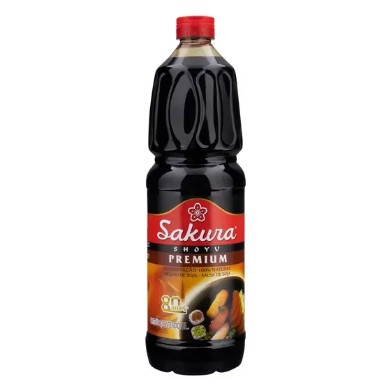 Molho De Soja Shoyu Premium Sakura 1L