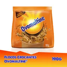 Achocolatado Ovomaltine Flocos Crocantes Sachê 190g para Leite e Receitas