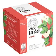 Chá Maçã Leão 10Sachês