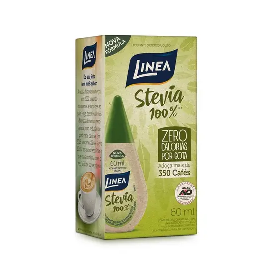 Adoçante Líquido Stevia Linea 60ml