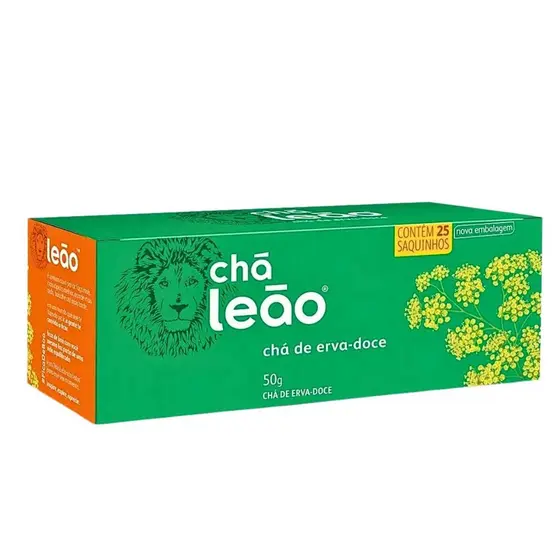 Chá Leão Ervas Básicas Erva-Doce 25 Sachês (50g)