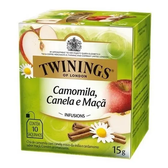 Chá de Infusão Twinings Camomila, Canela e Maçã 15g