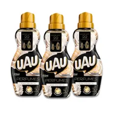 Kit 3un Amaciante Concentrado 450ml UAU Chá Branco