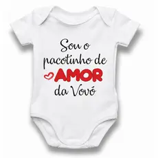 Roupa De Bebê Body Pacotinho Amor Da Vovó R1605