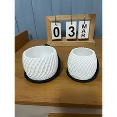 kit vaso com base
