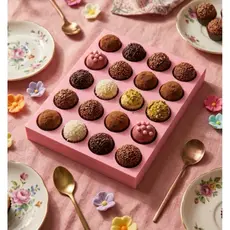 Kit 2 Placas Porcionadora Brigadeiro 18g com 20 furos