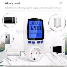 Wattímetro + brinde - 220V AC Digital , Big LCD Medidor De Energia Backlight Consumo Elétrico