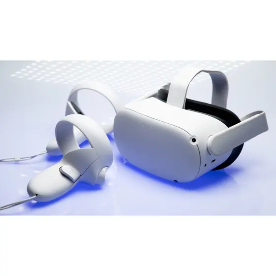 Meta Quest 2 óculos de realidade virtual 128GB completos e par de controles