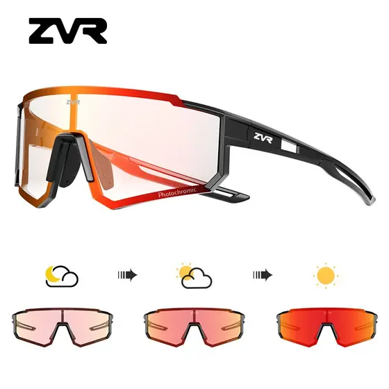 Óculos De Sol Fotocromáticos Para Ciclismo SCVCN UV400 Esportes Ao Ar Livre Homens Mulheres Bicicleta