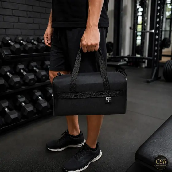 MALA BOLSA DE MÃO E OMBRO PEQUENA PRETA ACADEMIA VIAGEM TRABALHO FUTEBOL PISCINA LAZER MANICURE NR2