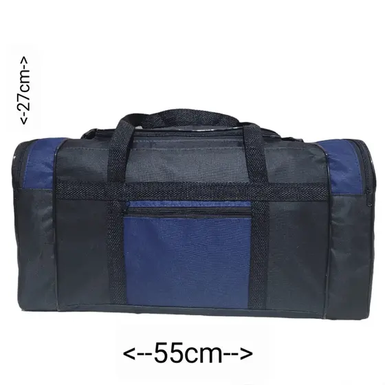 MALA BOLSA DE MÃO E OMBRO MÉDIA 025M  S/S PARA VIAGEM, TRABALHO,FUTEBOL , LAZER PRETO E AZUL MARINHO