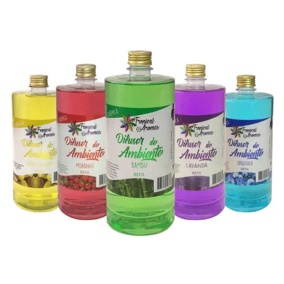 Refil Difusor Aromatizador Ambiente Tropical Aromas 1 Litro
