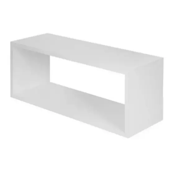 Nicho 50x25x10Cm De Parede Branco 100% Mdf  Quarto, Sala, Banheiro.