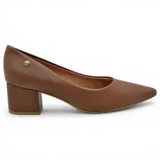 Scarpin Vizzano Feminino Salto Baixo Grosso Conforto Original