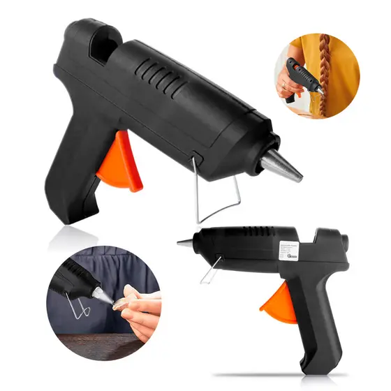 Pistola de Cola Quente Profissional Grande 40W Bivolt 127V-220V