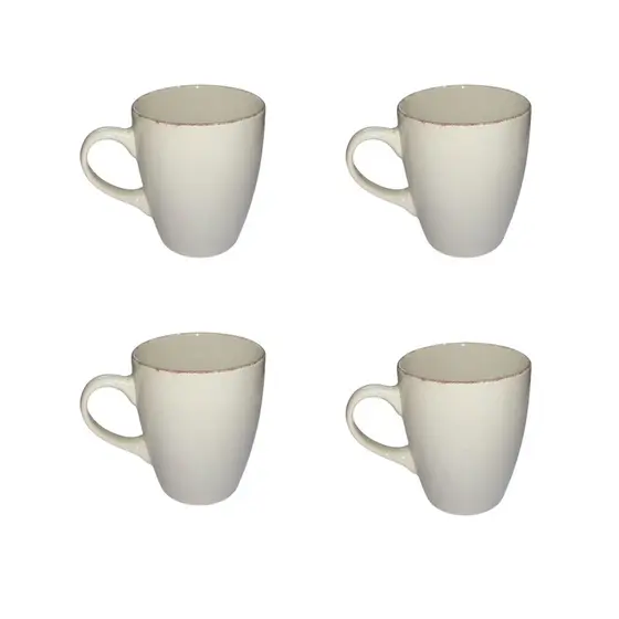 conjunto 4 Xícaras de Cerâmica Café, Chá, Capuccino