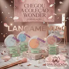 Lançamento Sombra E Iluminador Ultrasonic Wonder By Ruby Rose Brilho / Glitter / Natural