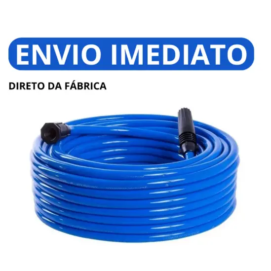 Mangueira Jardim Flexível com Esguicho Conector Alta Pressão 10m 15m 20m 25m 30m