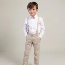 Conjunto Social Bebê Menino Batizado Casamento Body Camisa Calça Suspensório Gravata Roupa Pajem Luxo Premium