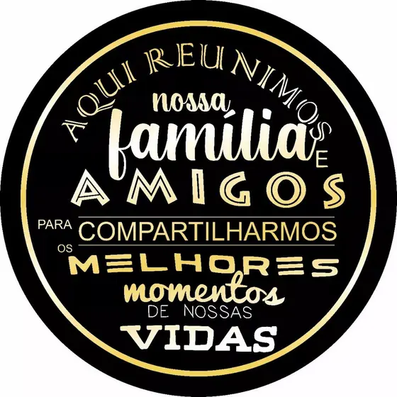 CAPA PAINEL REDONDO 50x50 CM TECIDO SUBLIMADO AMIGOS FESTAS CONFRATERNIZAÇÃO FIRE