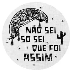 Painel 50x50 cm Festa Alto da Compadecida Redondo Tecido Sublimado Decoração