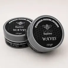 Pomada Capilar Waves Beehive 150g Modeladora para Cabelo Fixação Duradoura Acabamento Natural