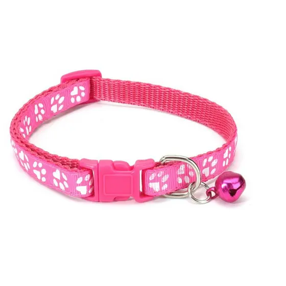 Pet Coleira De Cachorro E Gato Ajustável Kit Coleira Para Cachorros Pequenos E Gatos Ajustável C/ Guizo