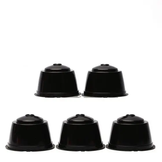 10 Uni Reutilizável Para Dolce Gusto Nescafe Copo De Cápsula De Café Filtro Preto